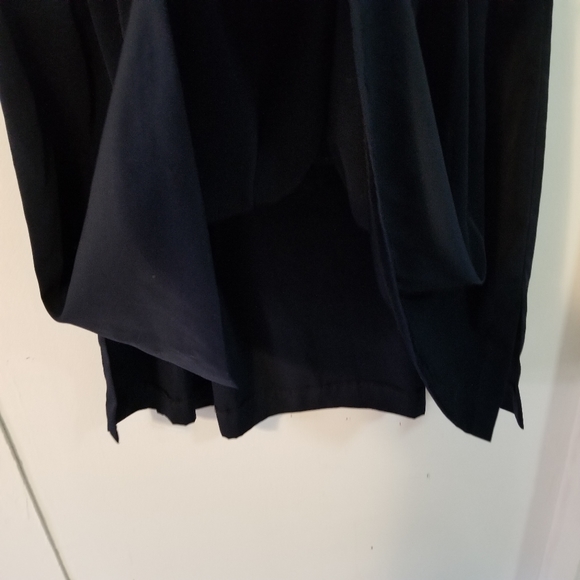 Vanessa Steven's Pleated Navy Midi Skirt - Picture 7 of 8